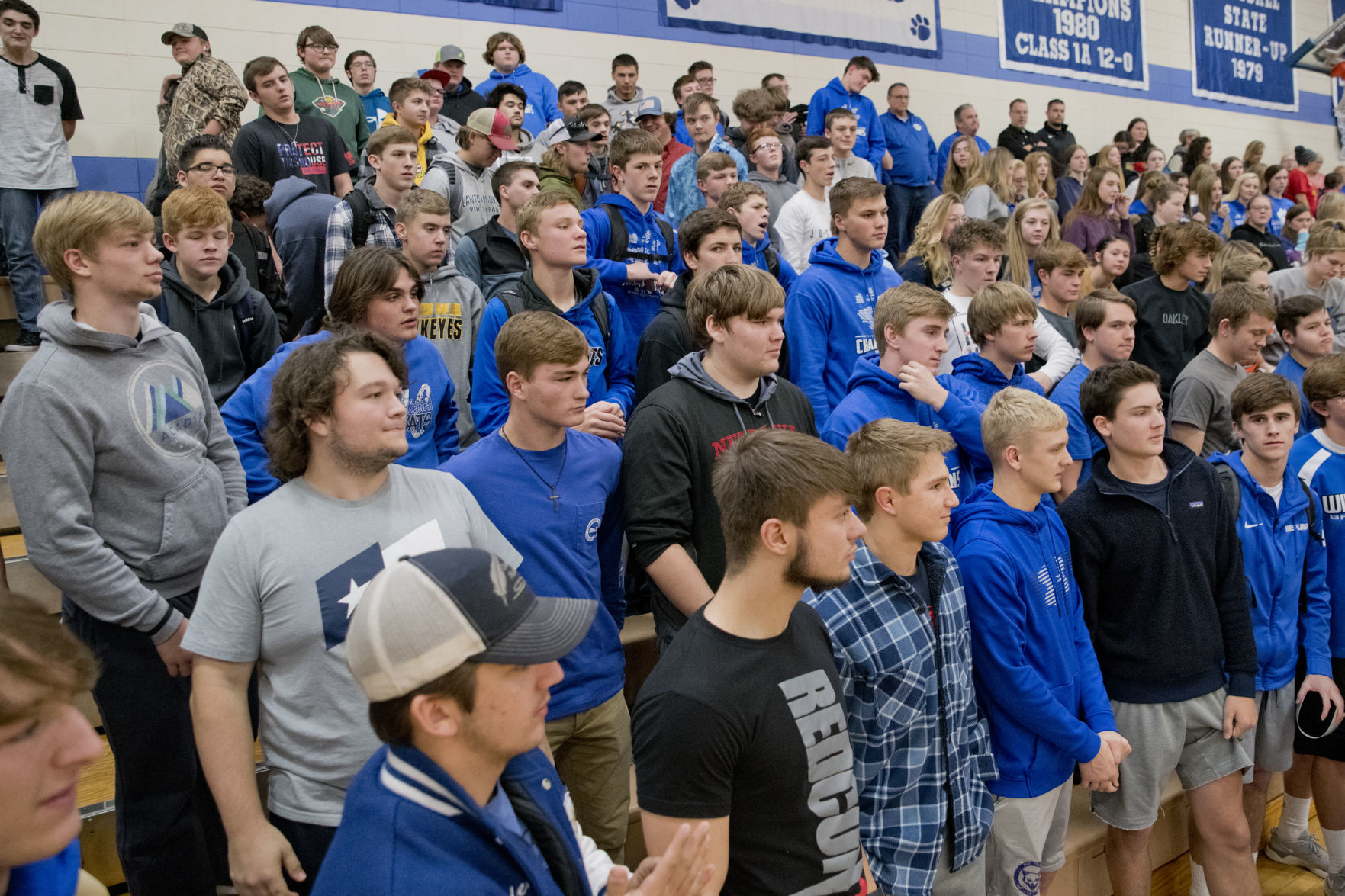 Woodbury Central football sendoff